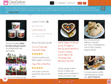 Tablet Screenshot of cakedeliver.com